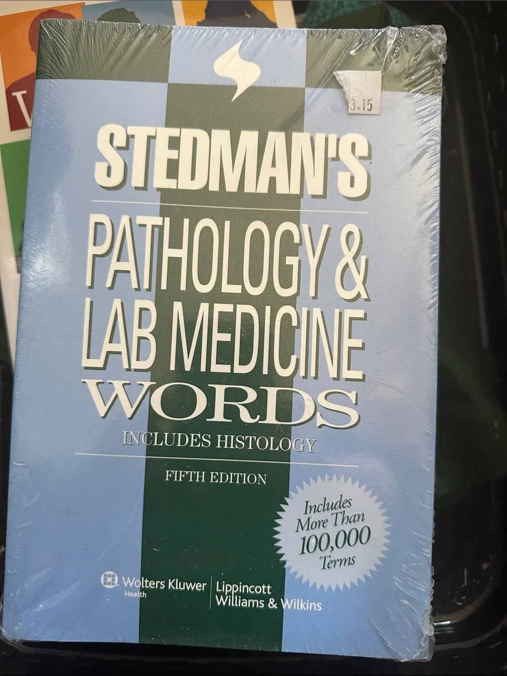 Pathology & Lab Medicine Words, Blue/Green -